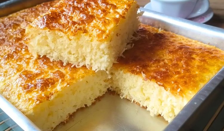 Bolo de coco sem farinha de trigo