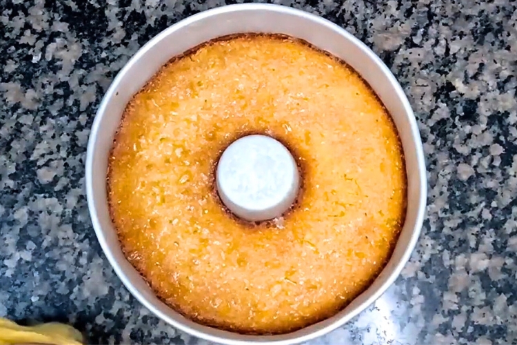 Bolo de milho sem liquidificador