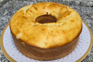 Bolo fofo sem fermento