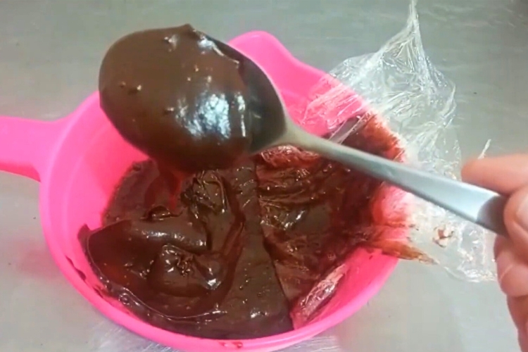 Cobertura de bolo sem creme de leite