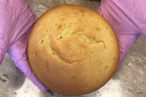 Massa amanteigada de baunilha