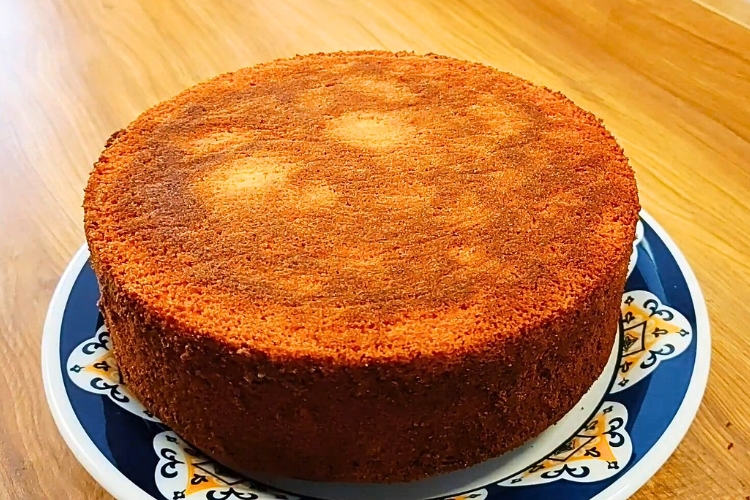 Pão de ló com farinha de arroz
