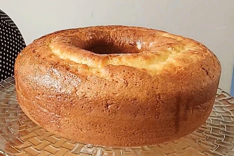 Pão de ló de fubá