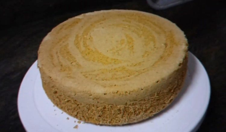 Pão de ló na airfryer