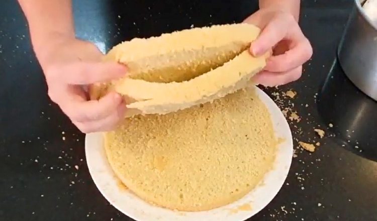 Pão de ló sem açúcar