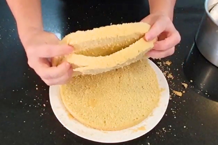Pão de ló sem açúcar