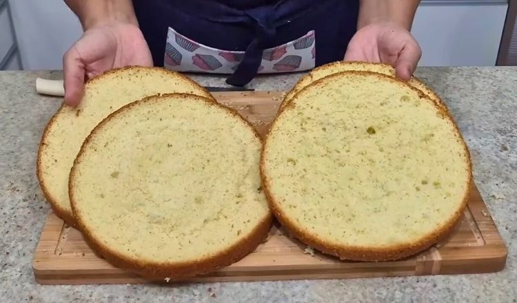 Pão de ló sem fermento