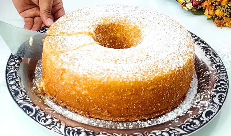 Receita de bolo de arroz de liquidificador
