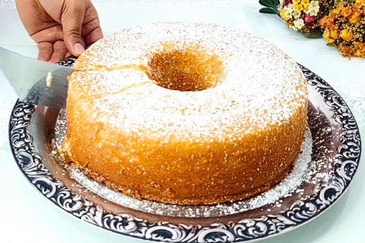 Receita de bolo de arroz de liquidificador