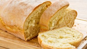 Pão cresceu e murchou