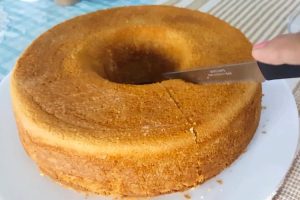 Bolo de arroz integral