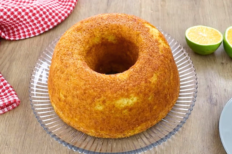 Bolo de laranja com 2 ovos