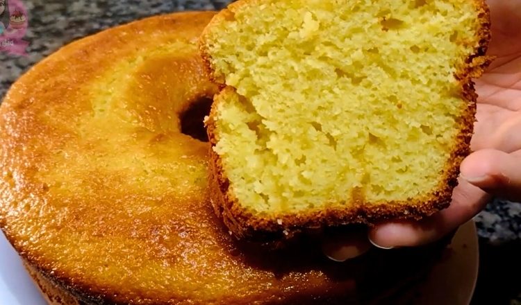 Bolo de laranja sem leite