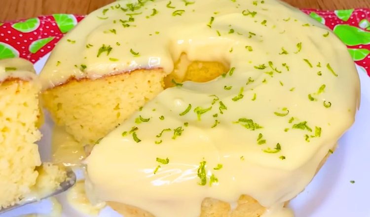Bolo de limão sem manteiga