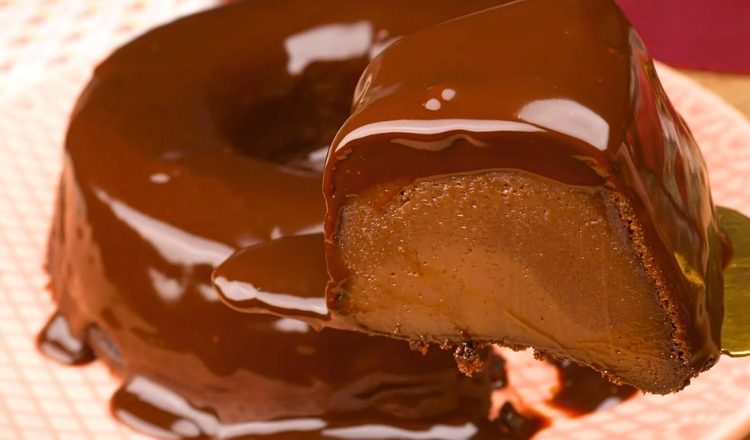 Bolo pega marido de chocolate