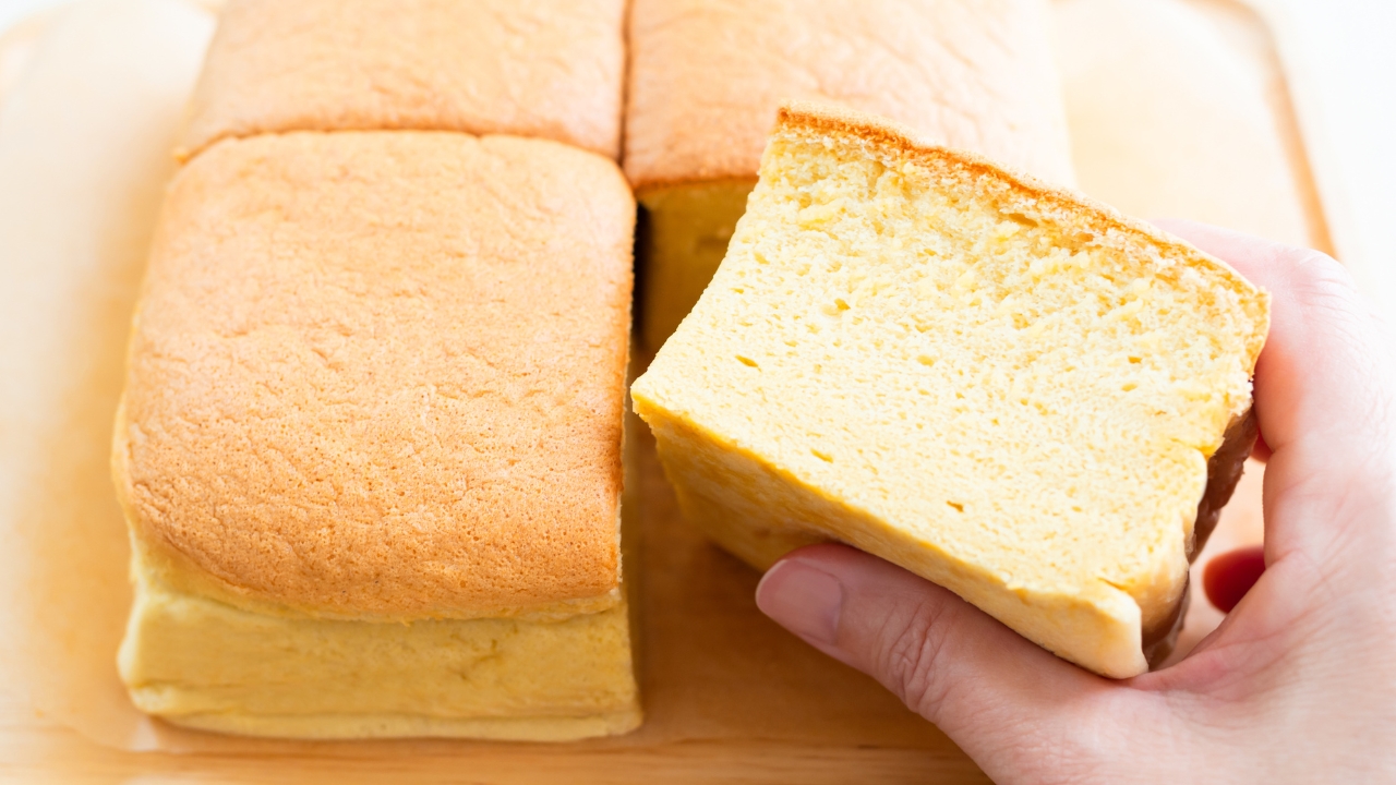 Pão de ló com 3, 4, 6 e 8 ovos