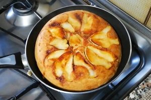 Bolo de frigideira sem leite