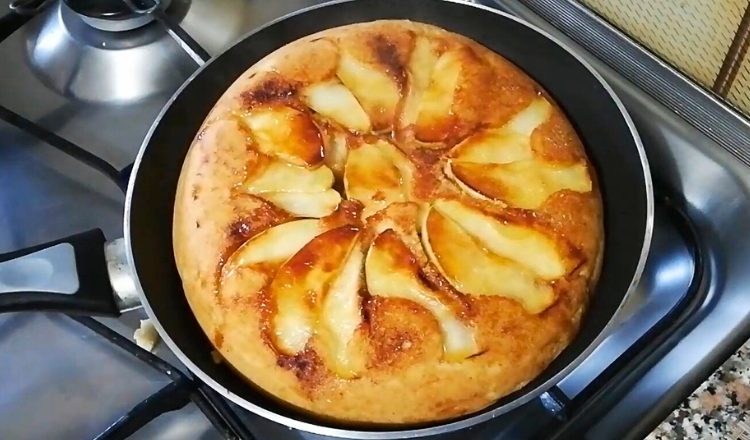 Bolo de frigideira sem leite