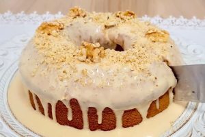Bolo de nozes para o Natal