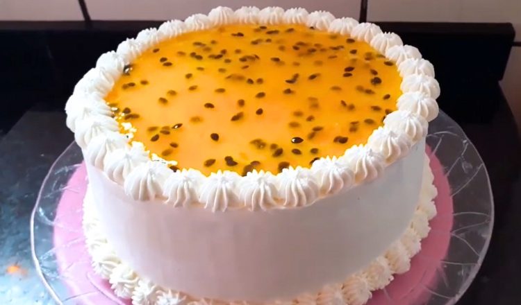 Geleia de maracujá para bolo