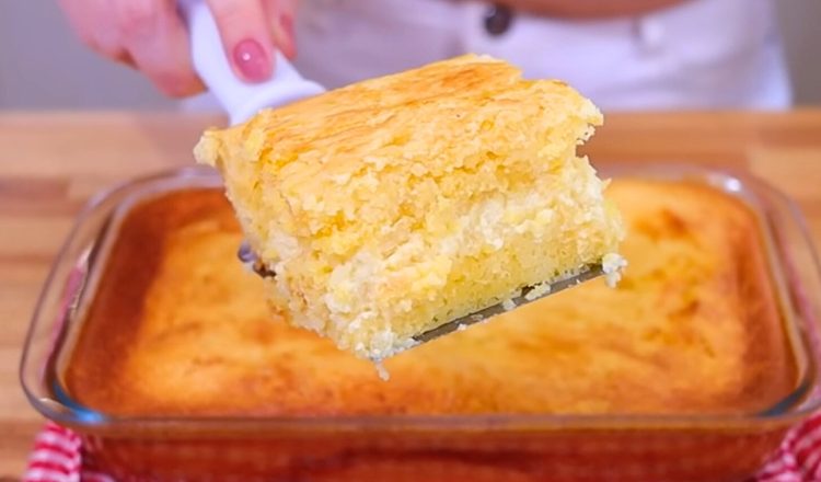 Receita de bolo de fubá cremoso